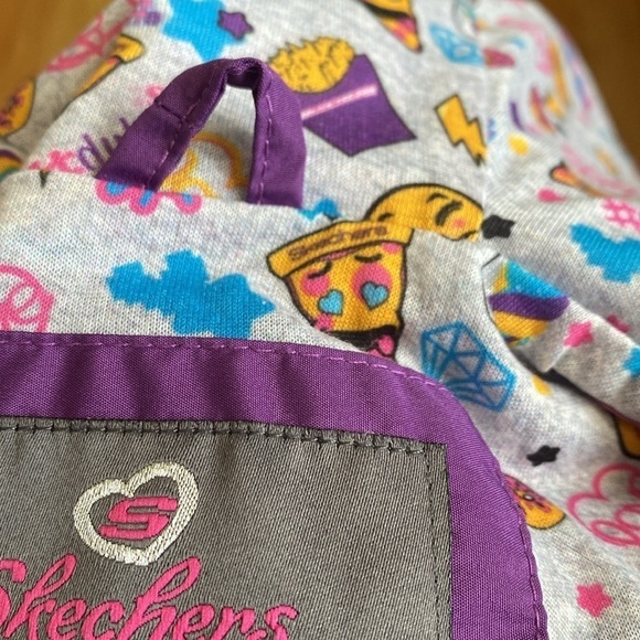 Sketchers rain coat Jacker Size 3T purple patch pockets hooded - Picture 8 of 9